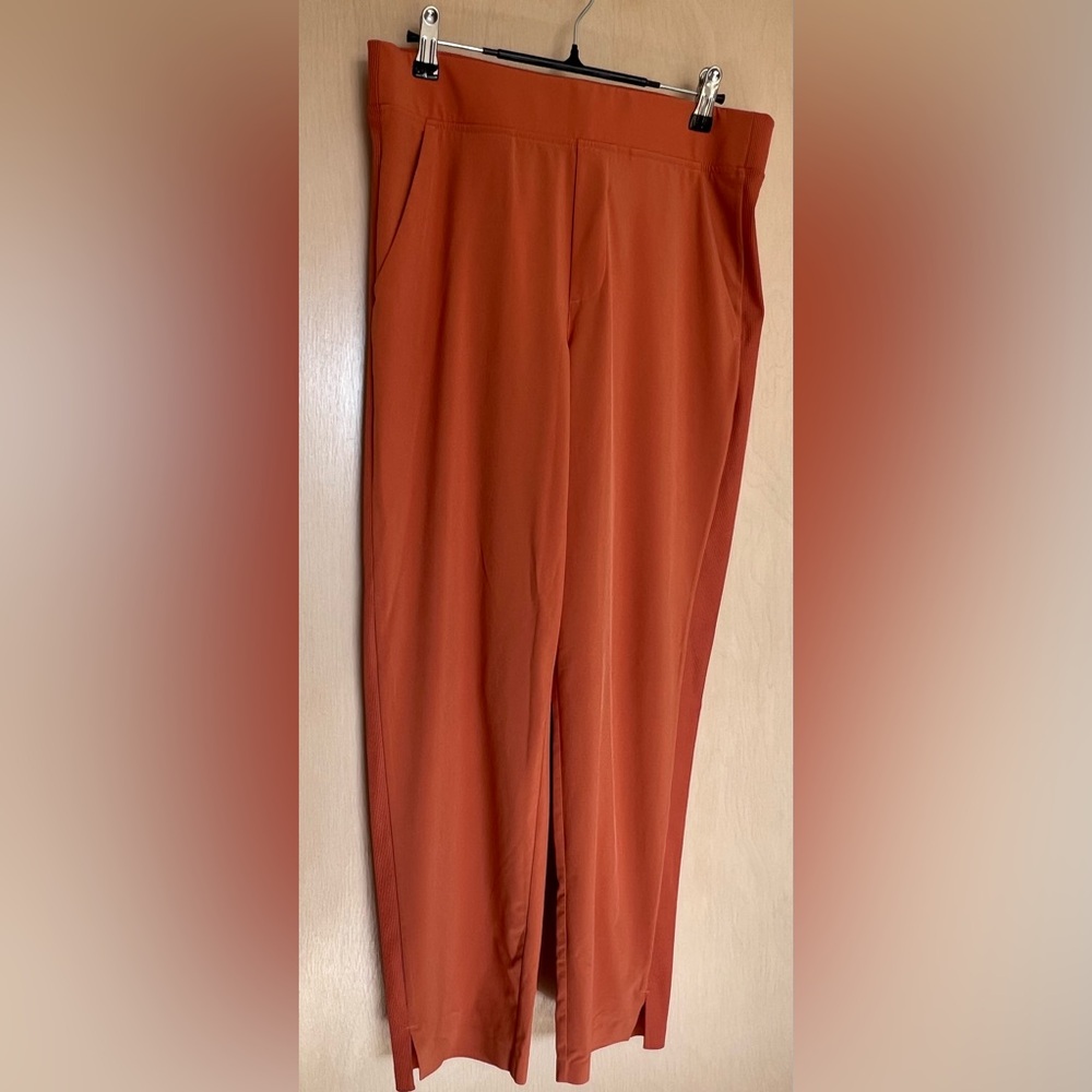 Athleta Orange Straight Leg Pants